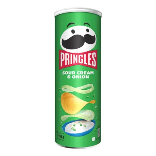 Pringles Sour Cream & Onion Chips 165g